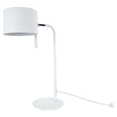 Bílá stolní lampa Leitmotiv Shell, výška 45 cm