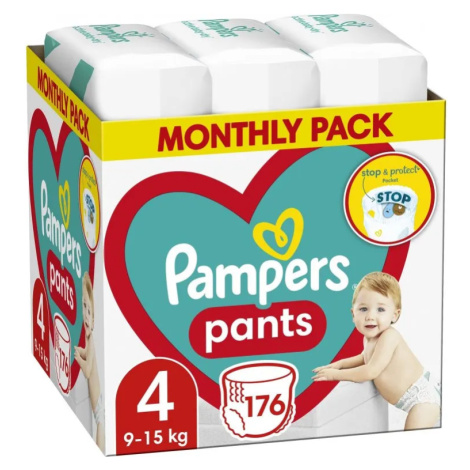 Pampers Active Baby Pants Kalhotkové plenky vel. 4, 9-15 kg, 176 ks