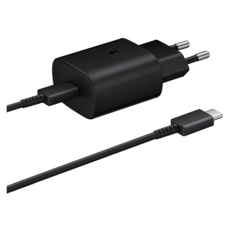 Nabíječka Samsung EP-TA800EBE Quickcharge 25W + kabel EP-DG980BBE typ C černá (volně)