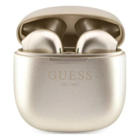 Sluchátka Guess GUTWST26PSD TWS Bluetooth Earphones + Docking Station gold Classic EST Logo (GUT