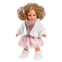 LLORENS - 53542 ELENA - realistická panenka s měkkým látkovým tělem - 35 cm