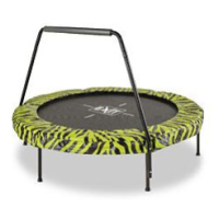 EXIT TOYS  Tiggy Junior trampolína s tyčí ø140cm - černá / zelená