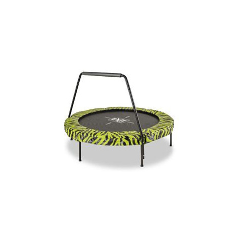 EXIT TOYS  Tiggy Junior trampolína s tyčí ø140cm - černá / zelená