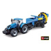 Bburago 10cm Farm tractor New Holland T7.315 s kultivátorem