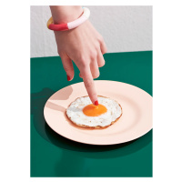 Paper Collective designové moderní obrazy Fried Egg (120 x 168 cm)