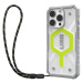 UAG Pathfinder Clear Magsafe kryt iPhone 16 Pro Active Neon Lanyard