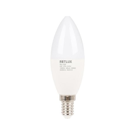 RETLUX RLL 629 C37 E14 candle 8W WW D