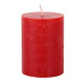Provence Rustikální svíčka 10cm červená