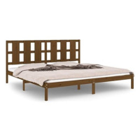 Rám postele medově hnědý masivní borovice 200 × 200 cm, 3105623