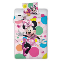 Faro Dětské povlečení Myška Minnie s motýlky 140x POFA1795