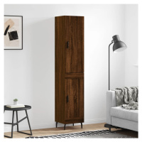 vidaXL Skříň highboard hnědý dub 34,5 x 34 x 180 cm kompozitní dřevo