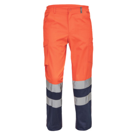 BURGOS HV kalhoty oranžová/navy 48