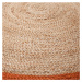 Kusový koberec Lunara Jute Circle Orange 150x150 cm