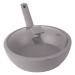 BERLINGERHAUS Pánev WOK s titanovým povrchem a poklicí 28 cm Taupe Collection BH-8094