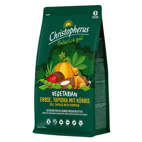 Christopherus Vegetarian – hrášek, tapioka s dýní 2 × 8 kg