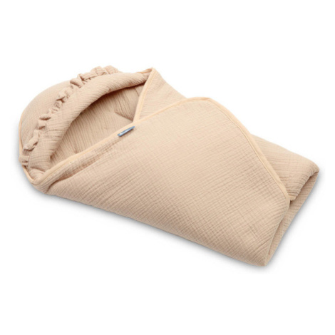 Sensillo Zavinovačka do autosedačky béžová mušelín