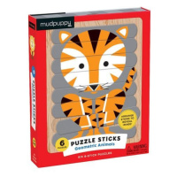Puzzle Sticks: Geometric Animals/Skládačka: Zvířata (24 dílků)
