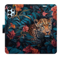 iSaprio Flip pouzdro Flower Jaguar 02 pro Samsung Galaxy A13 / A13 5G