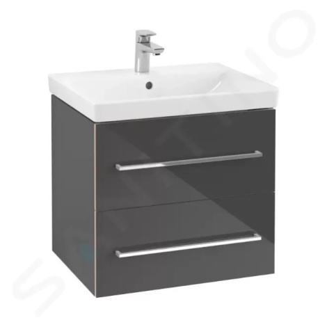 VILLEROY & BOCH Avento Umyvadlová skříňka, 580x514x452 mm, 2 zásuvky, Crystal Grey A88900B1