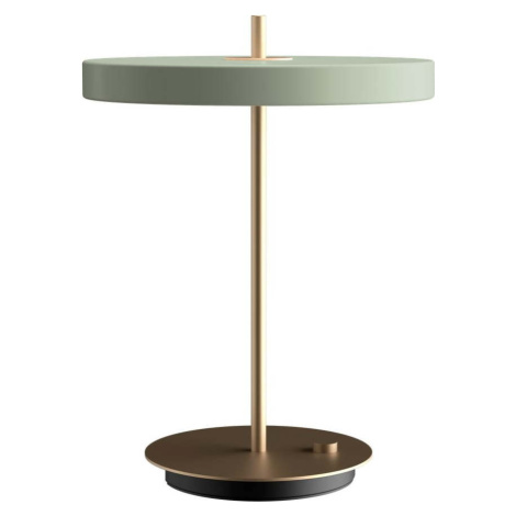 Světle zelená LED stmívatelná stolní lampa s kovovým stínidlem (výška 41,5 cm) Asteria Table – U UMAGE