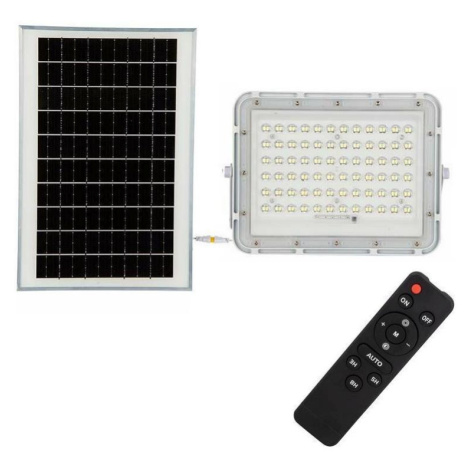 LED Venkovní solární reflektor LED/15W/3,2V IP65 6400K bílá + DO Donoci