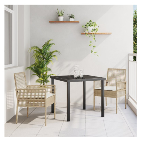 vidaXL Zahradní křeslo 2 pcs Béžová 55 x 53 x 85 cm polyratan