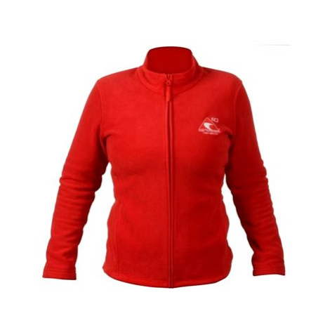 ACI mikina červená fleece na zip dámská 285 g, vel. XL