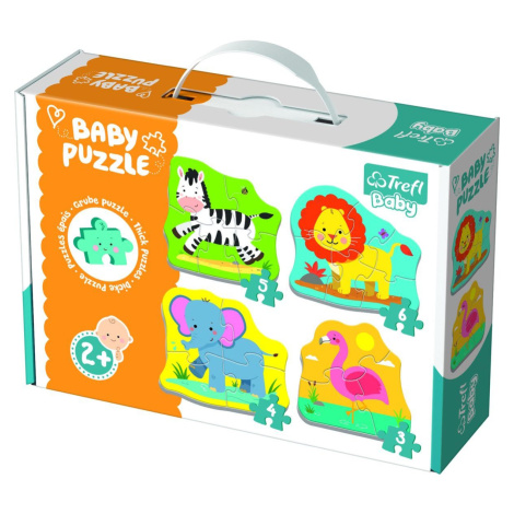 Puzzle baby Safari 4 ks Trefl