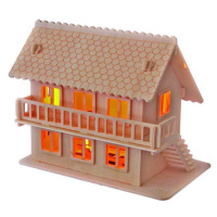 Dřevěné skládačky 3D puzzle - Vila E - MW105