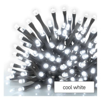 Standard LED spojovací vánoční řetěz – rampouchy, 2,5 m, venkovní, studená bílá