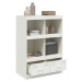 vidaXL Highboard bílý 67 x 39 x 95 cm ocel