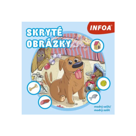 Skryté obrázky - modrý sešit/modrý zošit (CZ/SK vydanie) Infoa