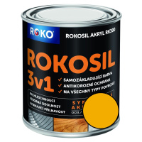 Barva samozákladující Rokosil akryl 3v1RK 300 6200 žlutá světlá, 0,6 l