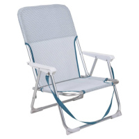 PROGARDEN Kempingová židle skládací PROGARDEN bílá / modrá KO-X44000350