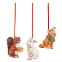 Vánoční závěsná dekorace s motivem zvířat, 3 ks, kolekce Nostalgic Ornaments - Villeroy & Boch