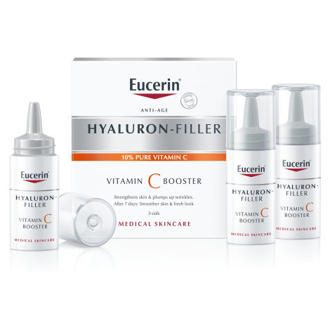 Eucerin Hyaluron-Filler + 3x Effect Vitamin C booster proti vráskám 3x8 ml