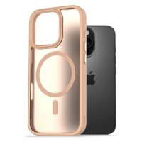 AlzaGuard Matte Case Compatible with Magsafe pro iPhone 16 Pro pískově žlutý