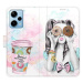 iSaprio flip pouzdro Donut Worry Girl pro Xiaomi Redmi Note 12 Pro+ 5G