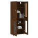 vidaXL Skříň highboard hnědý dub 69,5 x 34 x 180 cm kompozitní dřevo