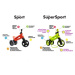 Teddies Odrážedlo Funny wheels Rider SuperSport 2v1, růžová