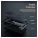 Nillkin Qin Cloth PRO knížkové pouzdro na Samsung Galaxy S23 PLUS 5G Grey
