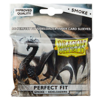 Obaly na karty Dragon Shield - Perfect Fit Clear/Smoke Sideloading - 100 ks
