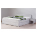 BMB MARIKA FAMILY 180 x 200 cm - kvalitní lamino postel s úložným prostorem s výkl. roštem, oblé