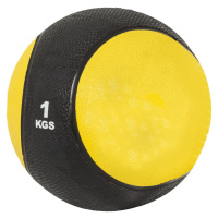 Gorilla Sports Medicinbal, žlutý/černý, 1 kg