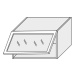 ArtExt Kuchyňská skříňka horní TITANIUM | W4BS 60 WKF Barva korpusu: Bílá