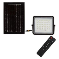 LED Venkovní solární reflektor LED/6W/3,2V IP65 6400K černá + DO