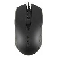A4tech OP-760, kancelářská optická myš, 1200 DPI, USB, černá