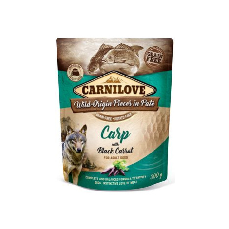 Carnilove Dog Pouch paté carp & black carrot 300g