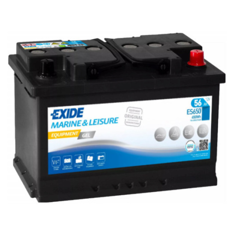 Exide Equipment Gel 12V 56Ah 410A ES650