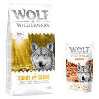 Wolf of Wilderness granule, 12 kg + Training “Explore the Wide Acres” zdarma - Adult 
